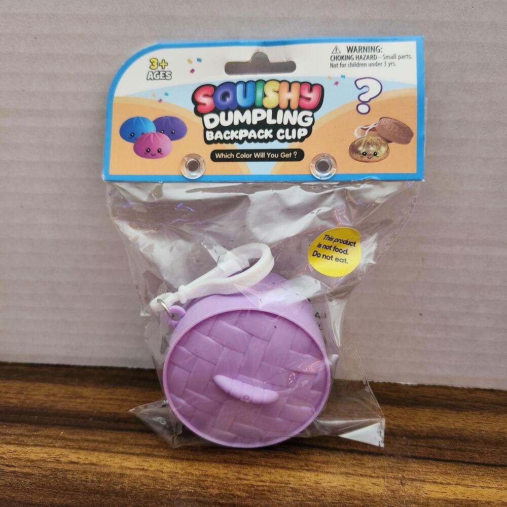 New Squishy Dumpling Backpack Clip Toy
